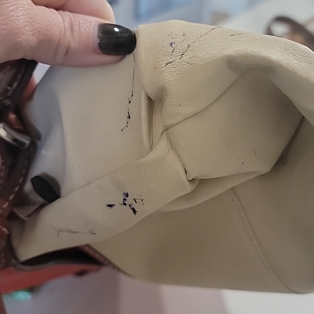 Dooney & Bourke Cambridge Hobo In Persimmon~Pebbled Leather - Picture 15 of 16